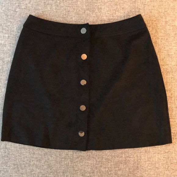 Faux suede mini skirt - Picture 2 of 4